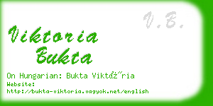 viktoria bukta business card